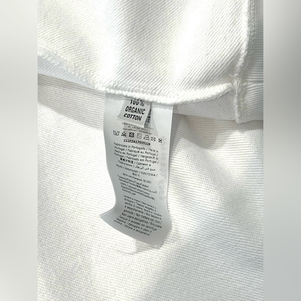 NWT Moschino Couture! White Logo Sweatshirt - Picture 7 of 7